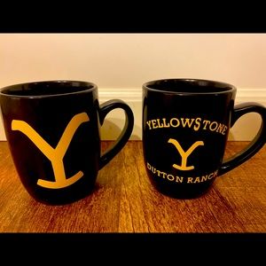 Yellowstone coffee mug set Dutton ranch